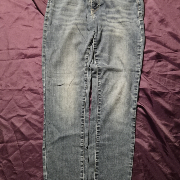 Lucky Brand Size 4/27 Blue Ladies Denim Jeans Charlie Straight - Picture 4 of 7